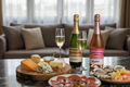 Dueto Romántico Espumosos Mexicanos - Aperitivos Quesos Carpaccio y Frutos del Mar