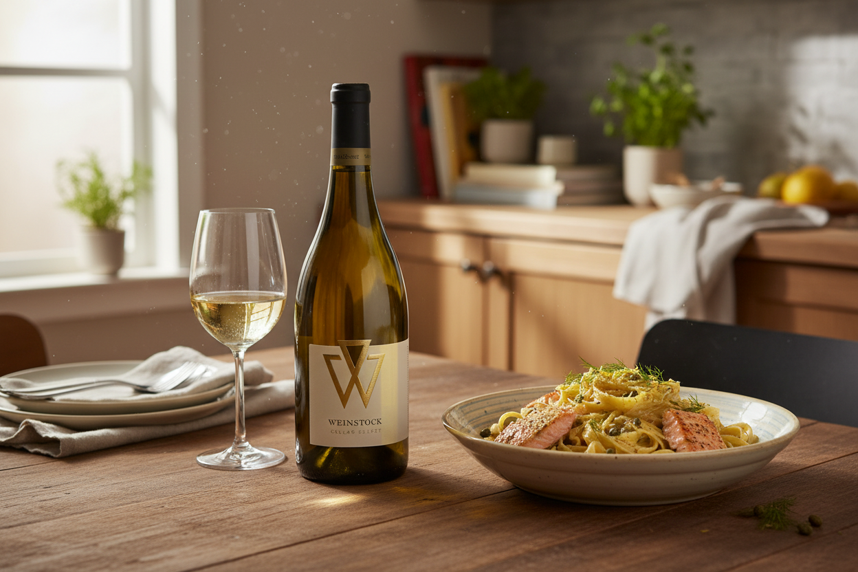 Maridaje Kosher Weinstock Cellar Select Chardonnay con pasta y salmón a la mantequillaslider_item_HiMBLA