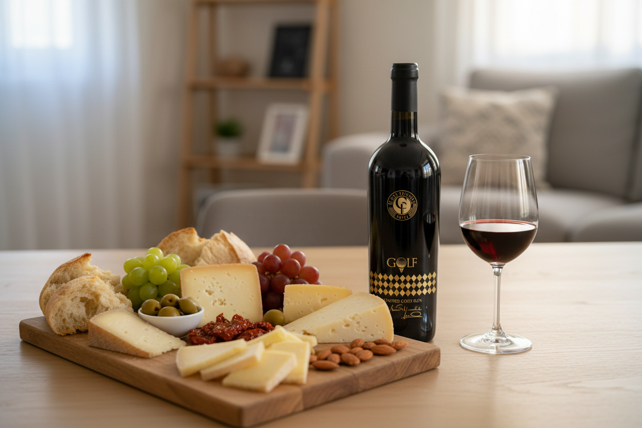 Maridaje Golf Limited Edition con quesos semicurados Provolone Dolce
