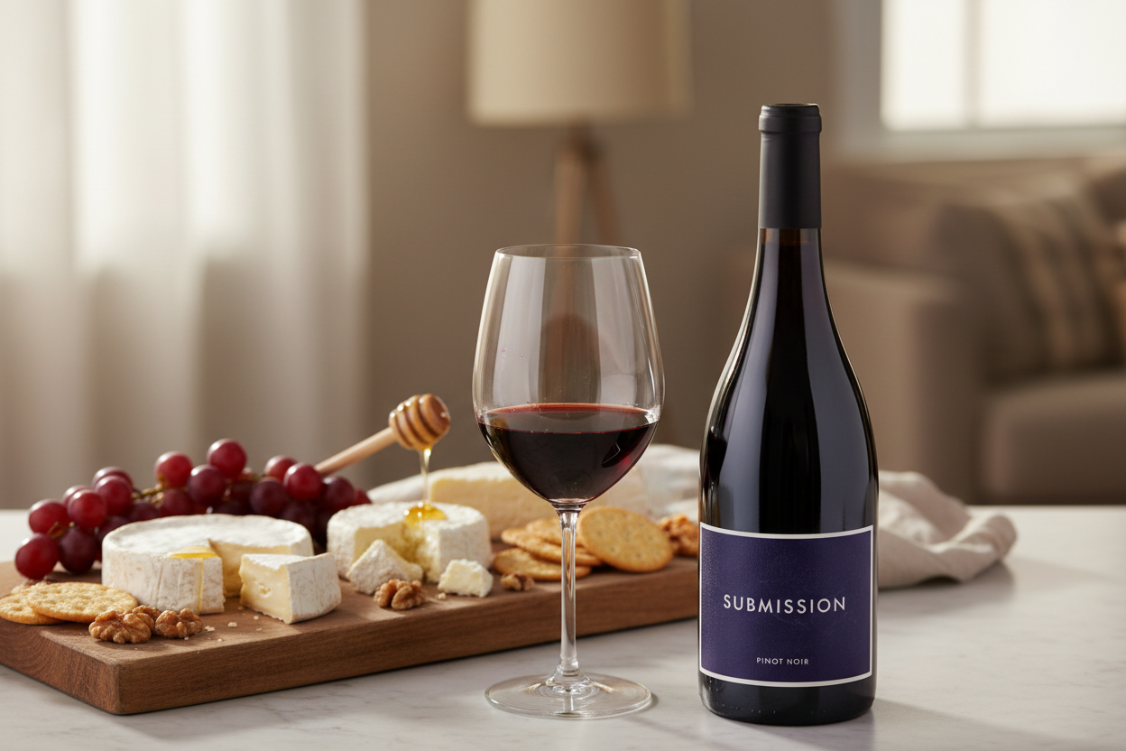 Submission Pinot Noir - Maridaje con Quesos Suaves y Cremosos Brie