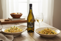 Maridaje Kosher Barkan Classic Chardonnay con pastas en salsas blancas suaves
