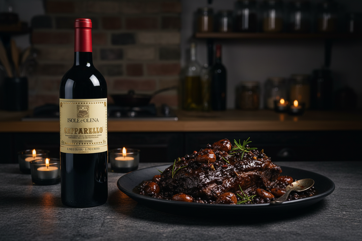 Cepparello Magnum 2020 con carnes de caza - maridaje