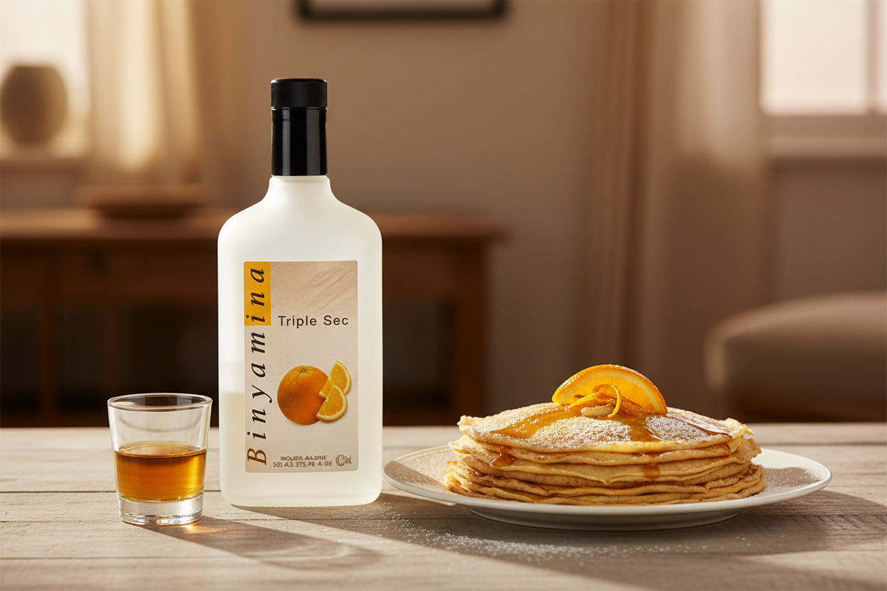 Binyamina Triple Sec con Crêpes Suzette - maridaje