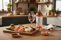 Maridaje Baron Herzog Lineage Rosé con sushi