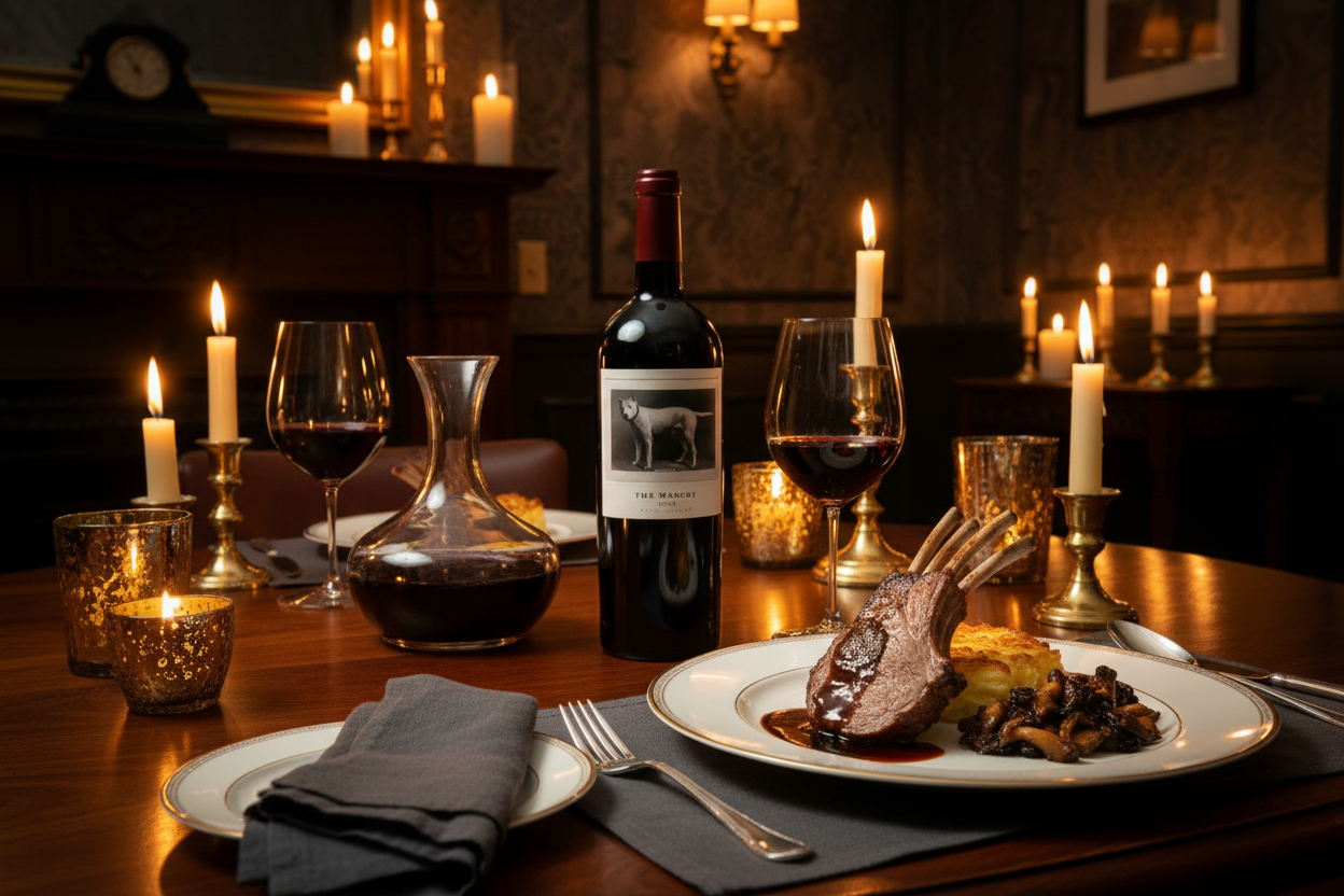 Maridaje The Mascot Cab rack de cordero con trufa en casa