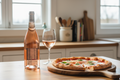 Maridaje IGP Méditerranée Rosé 2022 con pizza Margherita