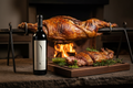 Pulenta Gran Malbec 2020 con cordero a la estaca - maridaje