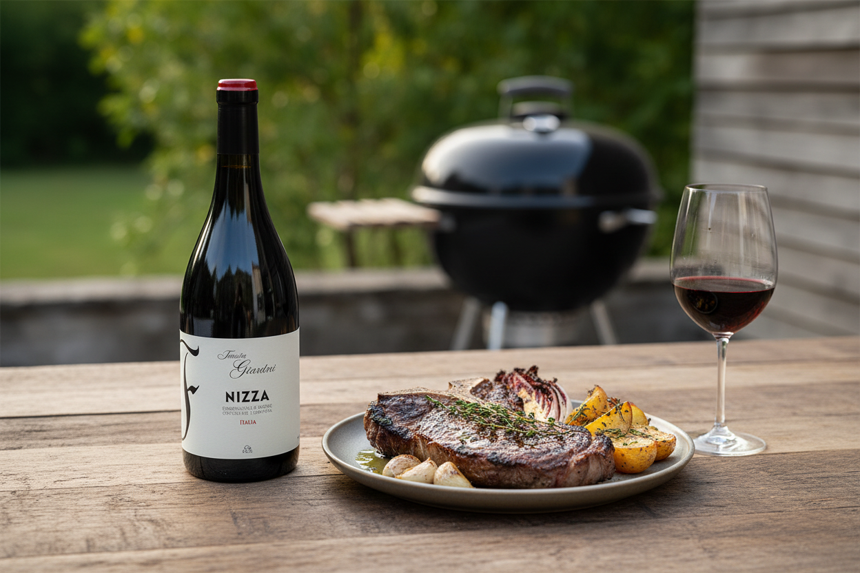 Maridaje Fava Nizza 2019 con carnes rojas a la parrilla