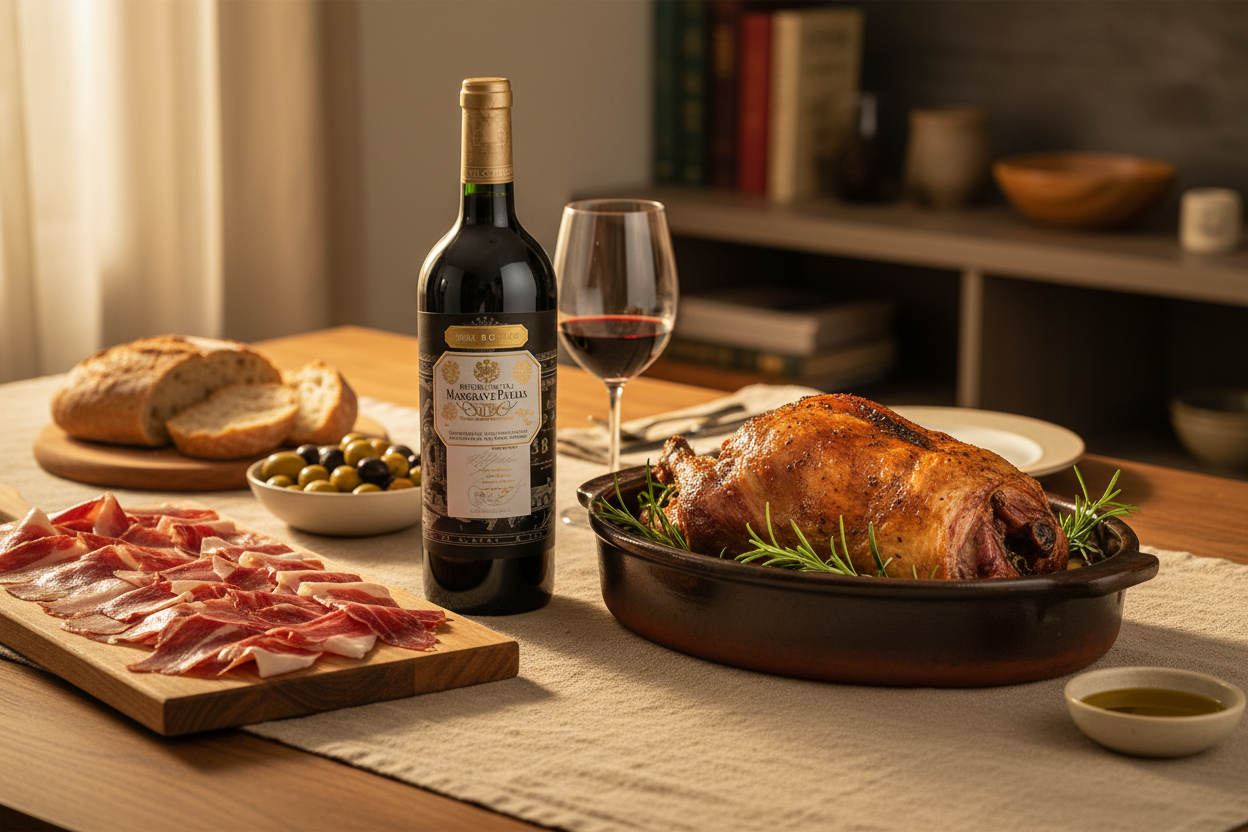 Jamón ibérico y cordero lechal