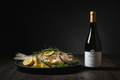 Karasi con pescado blanco