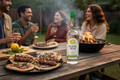Kebab al carbón con Elite Arak