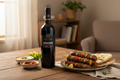 Kebab especiado con Barkan Classic Shiraz
