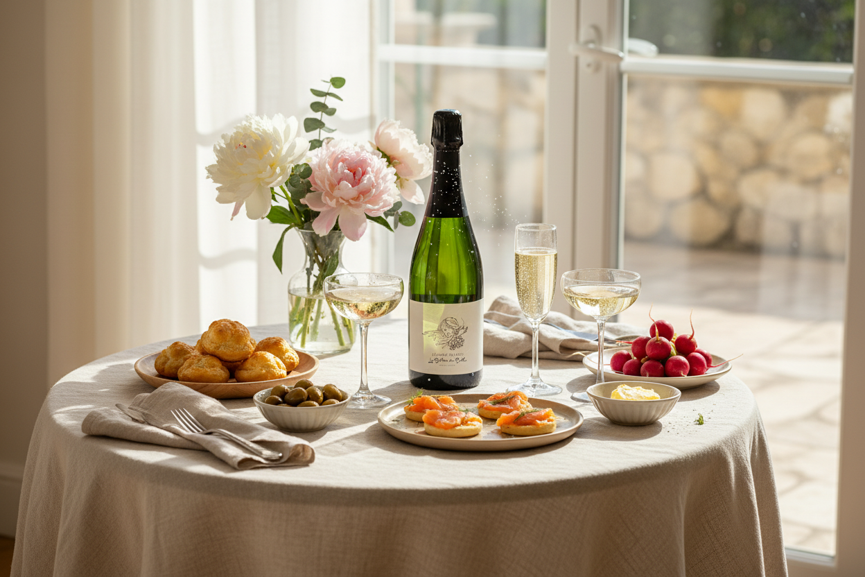 La Belle en Bulle Vignobles Berthier - Aperitivo de Bienvenida