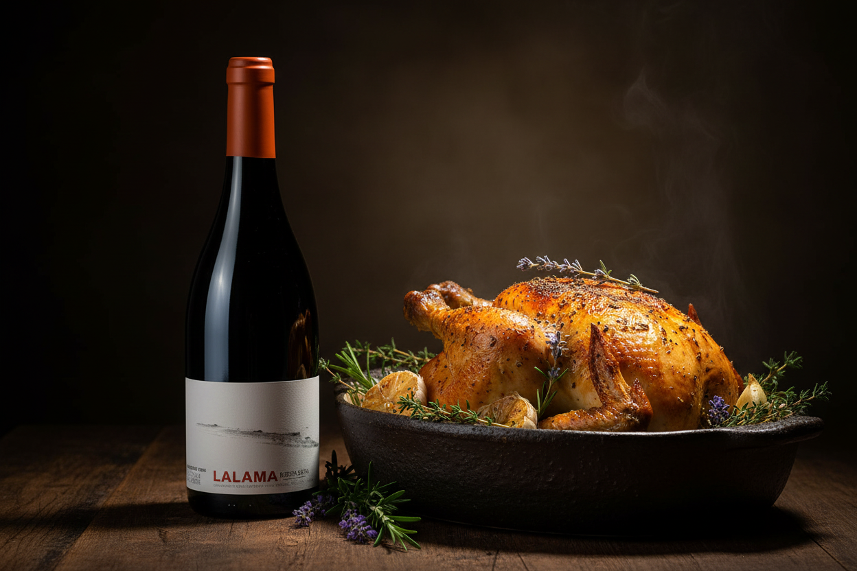 Lalama con Pollo Provenzal
