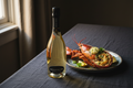 Langosta a la mantequilla — Charles Legend Blanc de Blancs Magnum