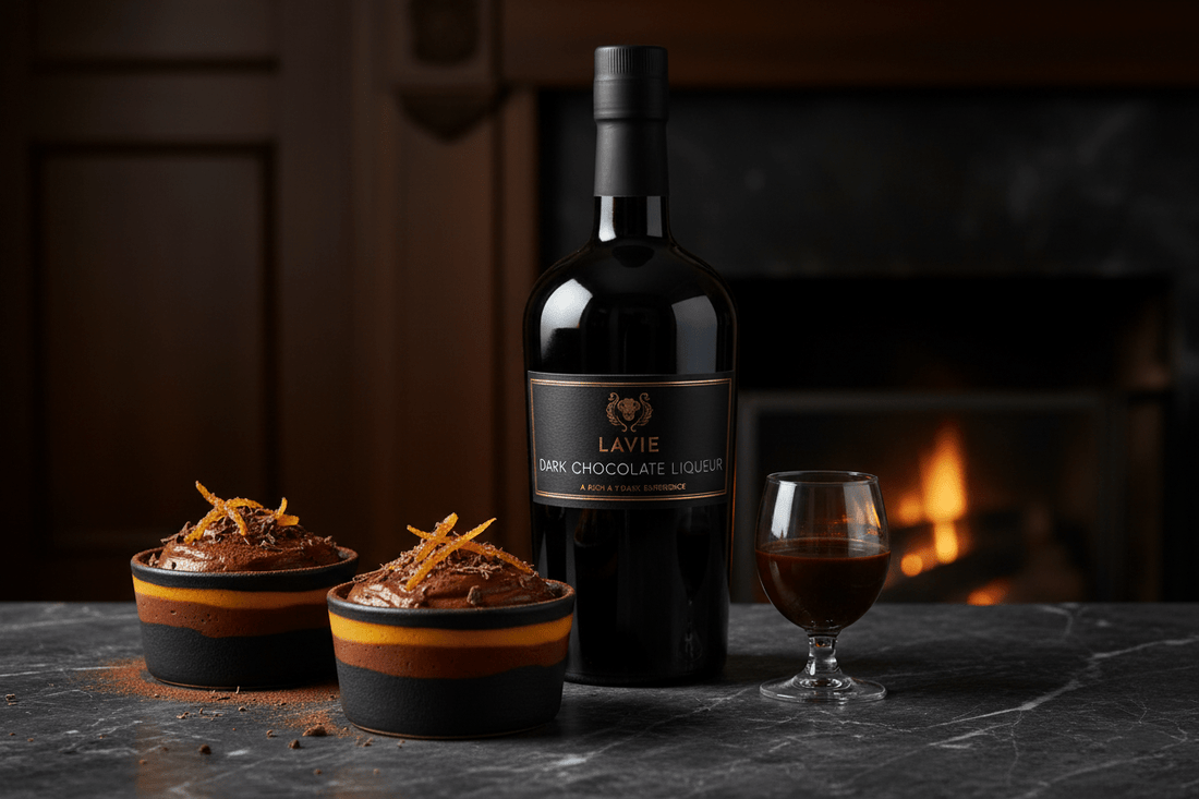 Lavie dark chocolate liqueur 750ml - La Cava