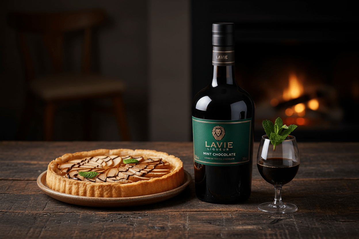 Lavie mint chocolate liqueur 750ml - La Cava