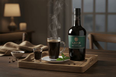 Lavie mint chocolate liqueur 750ml - La Cava