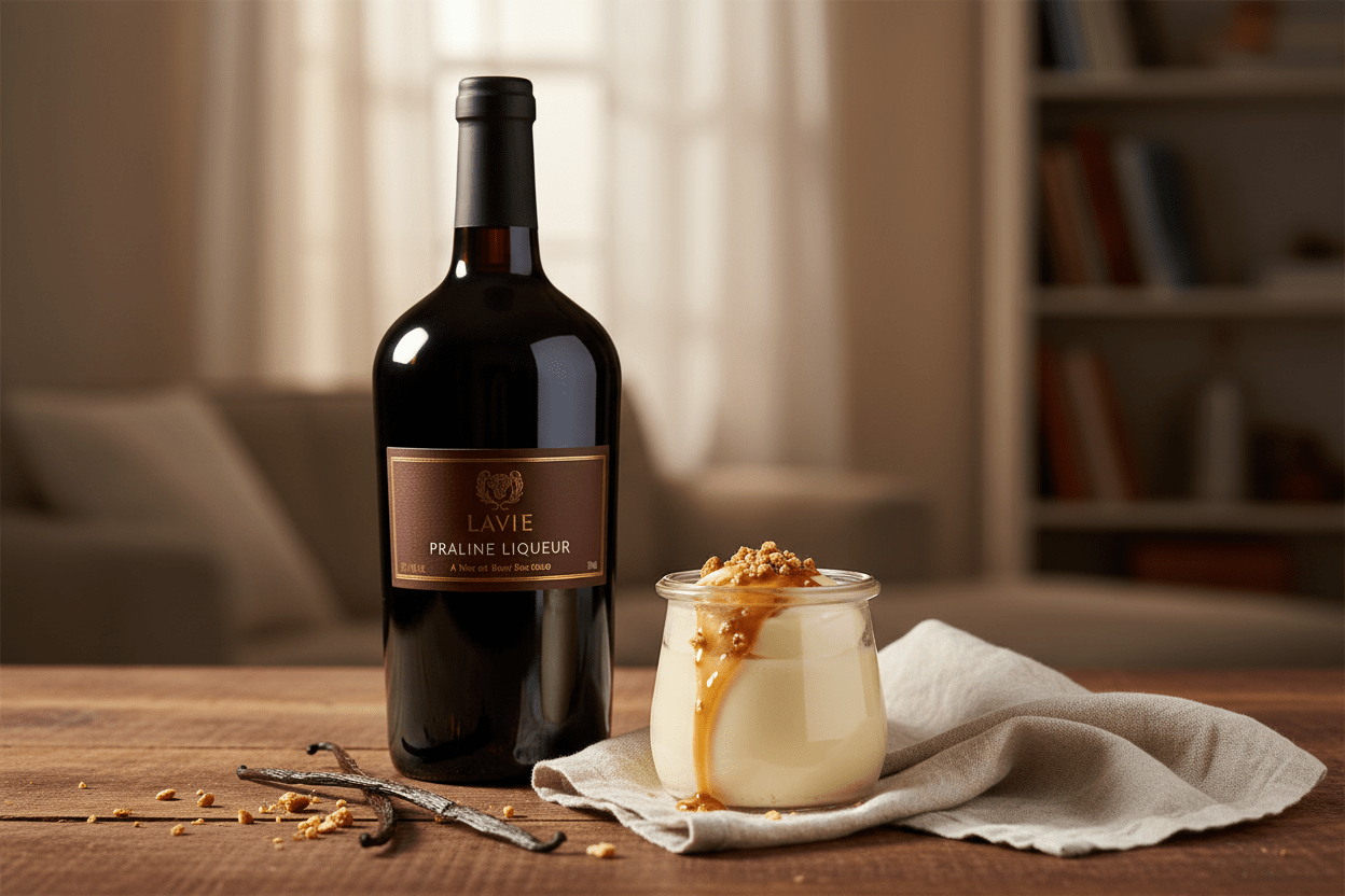 Lavie praline liqueur 750ml - La Cava