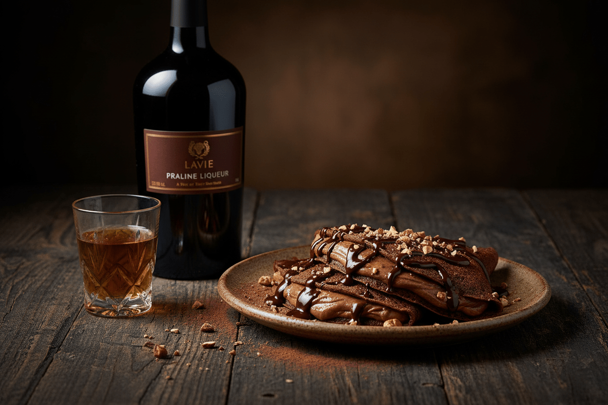Lavie praline liqueur 750ml - La Cava