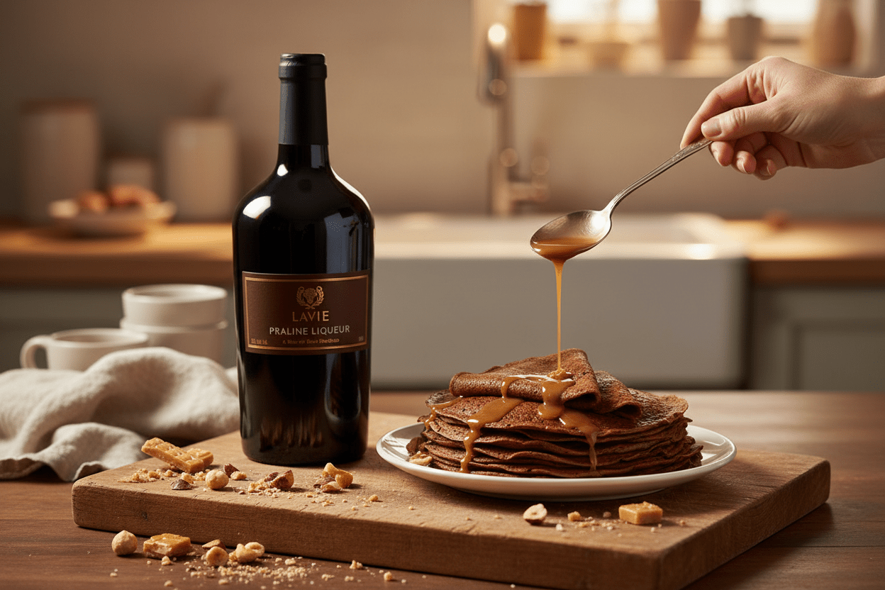 Lavie praline liqueur 750ml - La Cava