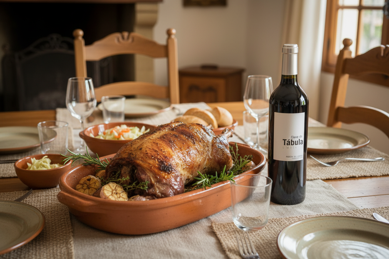 Lechazo asado castellano