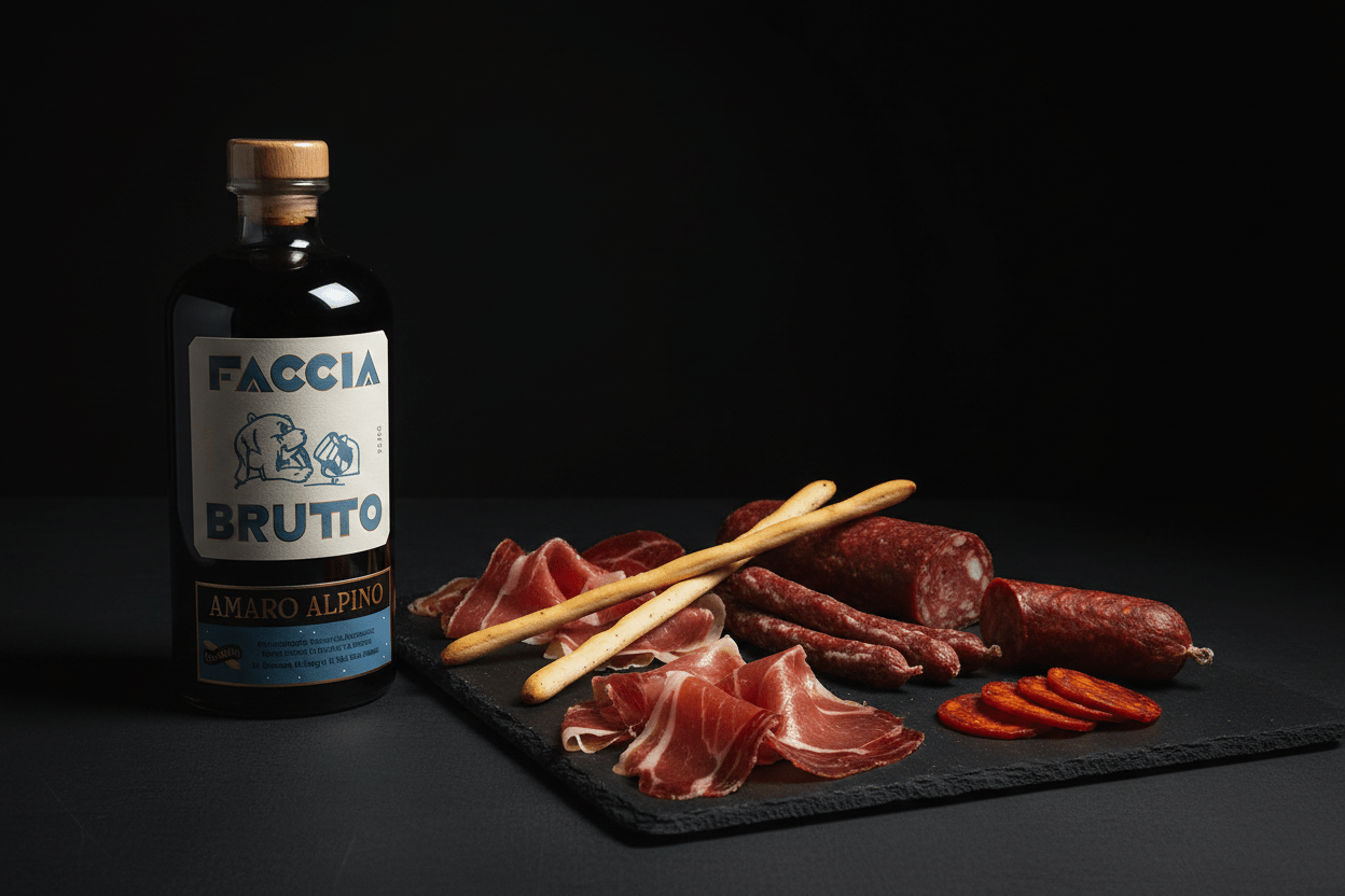 Licor Amaro Aplino (Faccia Bruto) 750ml - Licor de Estados Unidos - La Cava