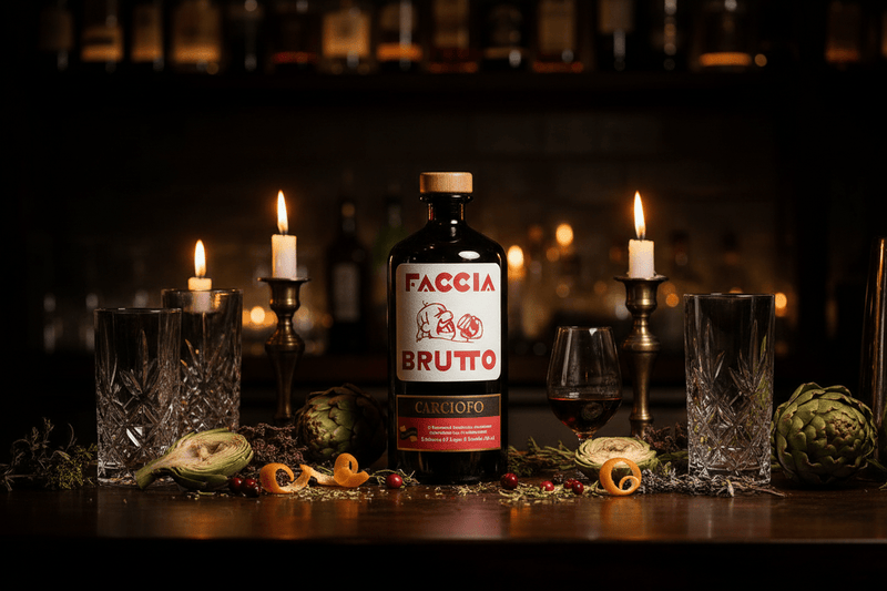 Licor Amaro Carciofo (Faccia Bruto) 750ml - La Cava