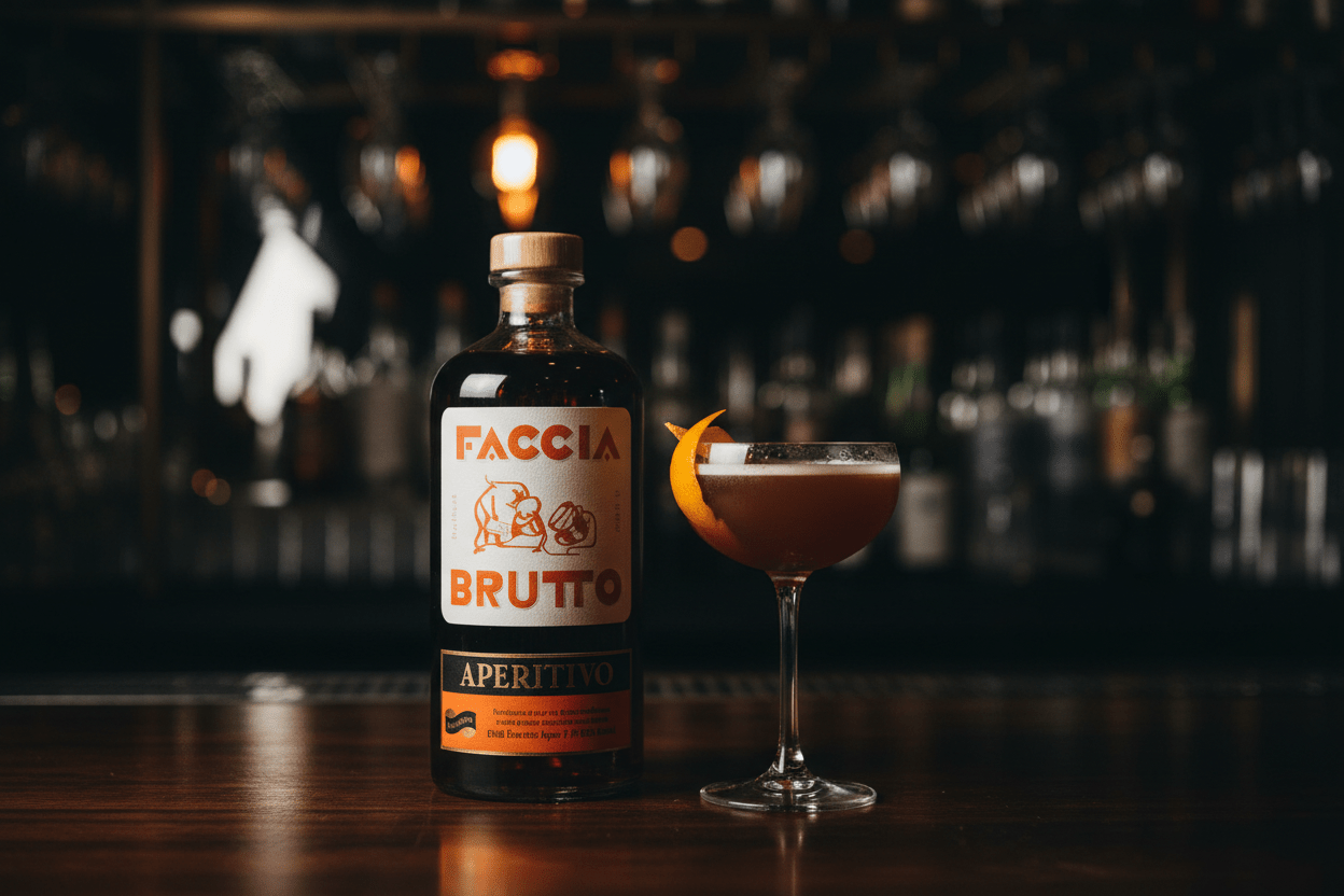 Licor Aperitivo (Faccia Bruto) 750ml - Aperitivo de Estados Unidos - La Cava