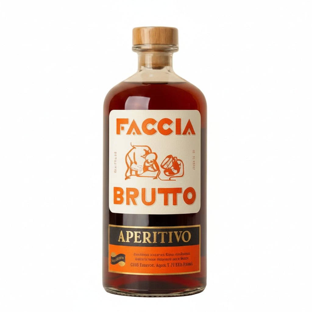 Licor Aperitivo (Faccia Bruto) 750ml - Aperitivo de Estados Unidos - La Cava