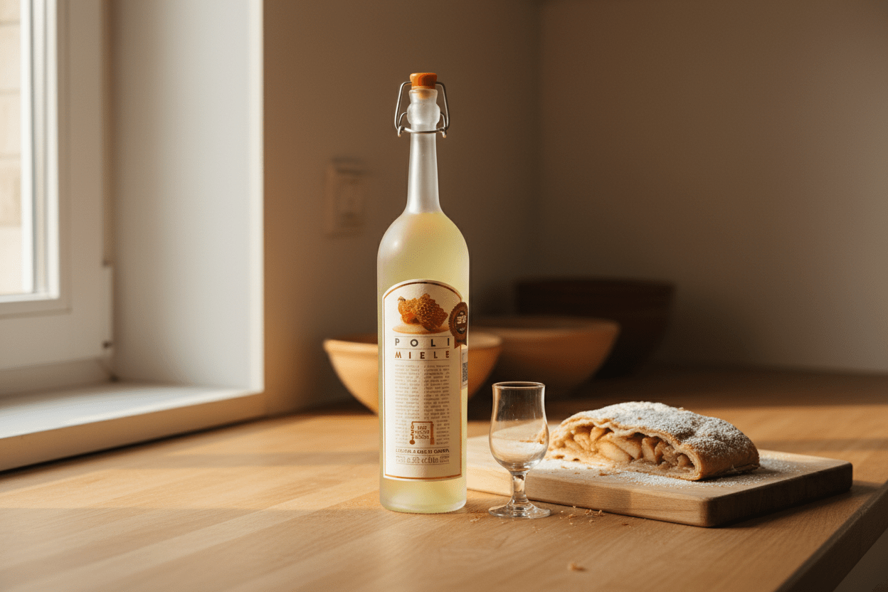 Licor De Grappa Poli Miele Licor Italiano - La Cava