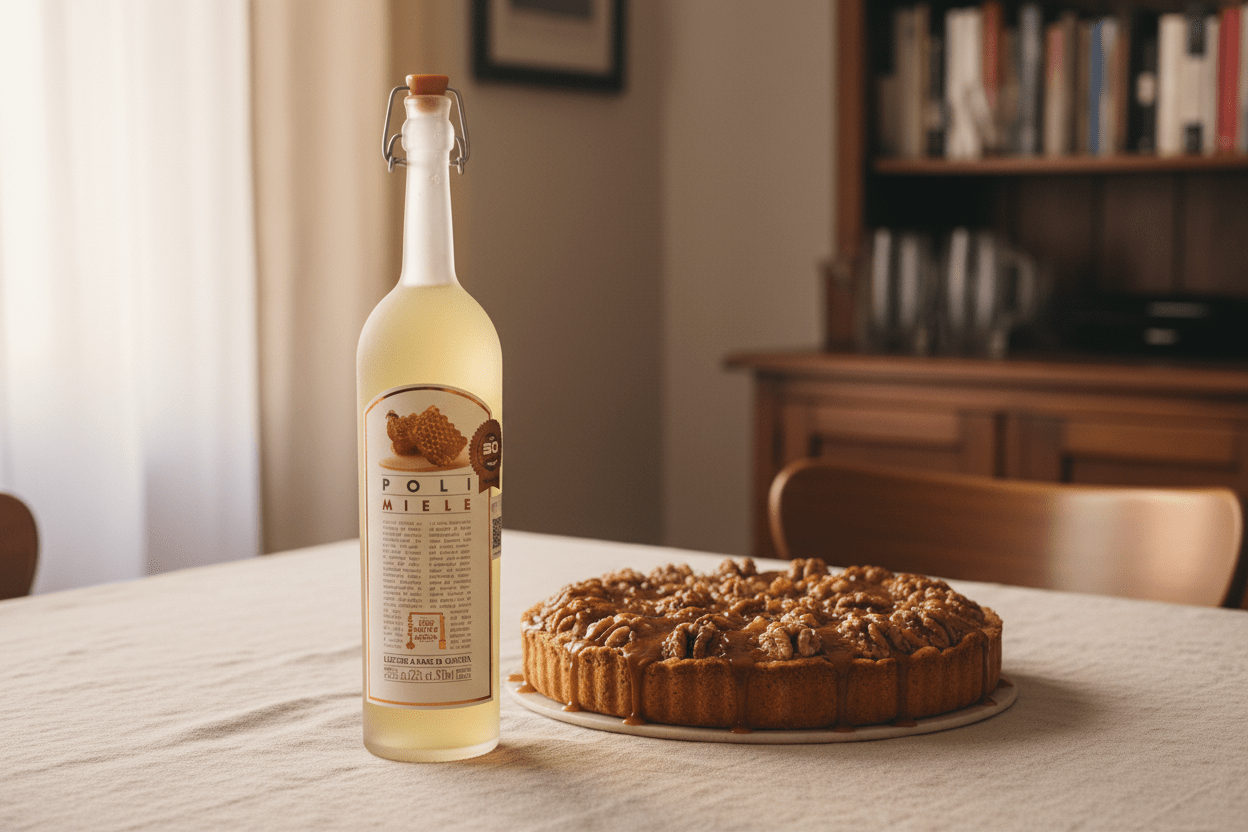 Licor De Grappa Poli Miele Licor Italiano - La Cava