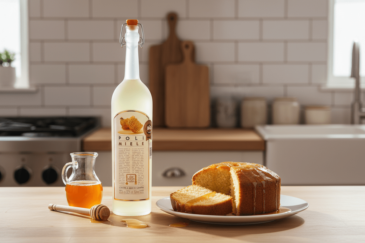 Licor De Grappa Poli Miele Licor Italiano - La Cava