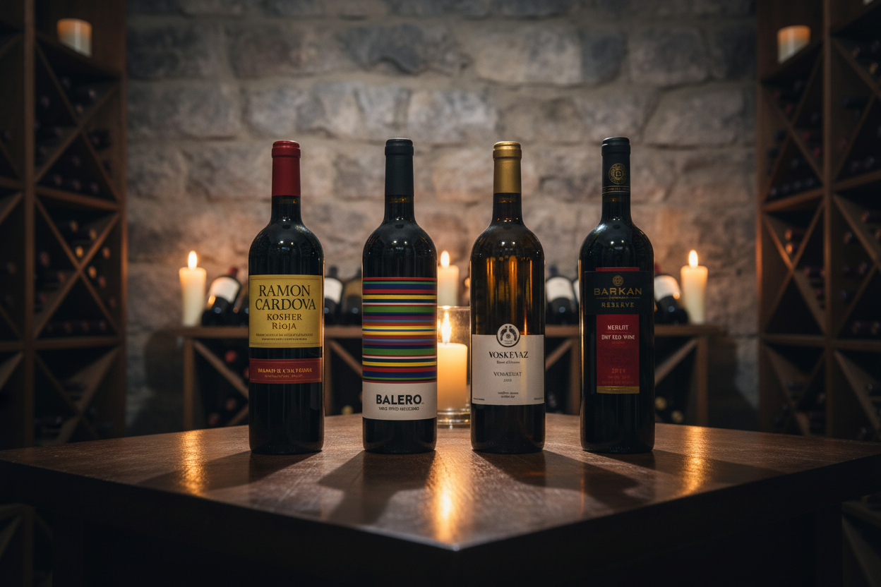 Los 4 vinos en cava privada