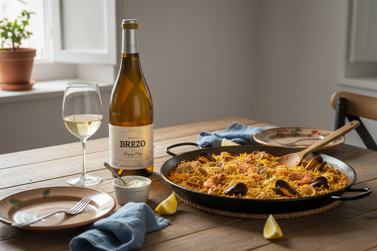 Magnum Brezo Godello y Doña Blanca 2024 1.5L - Fideuá de Mariscos