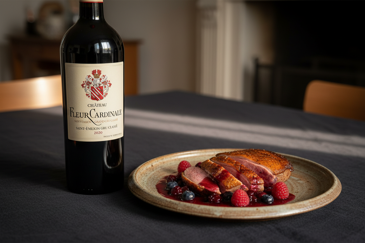 Magret de pato — Château Fleur Cardinale 2020