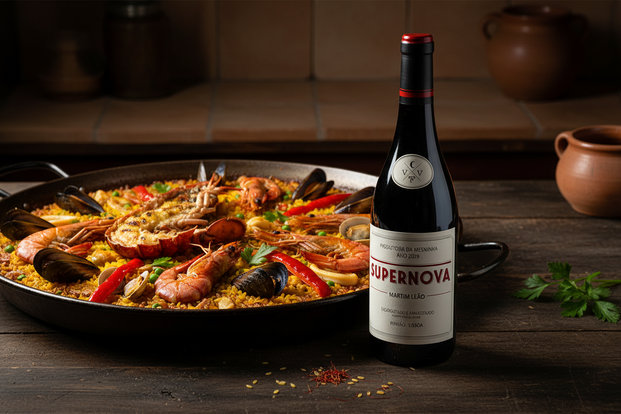 Mantonegro con Paella