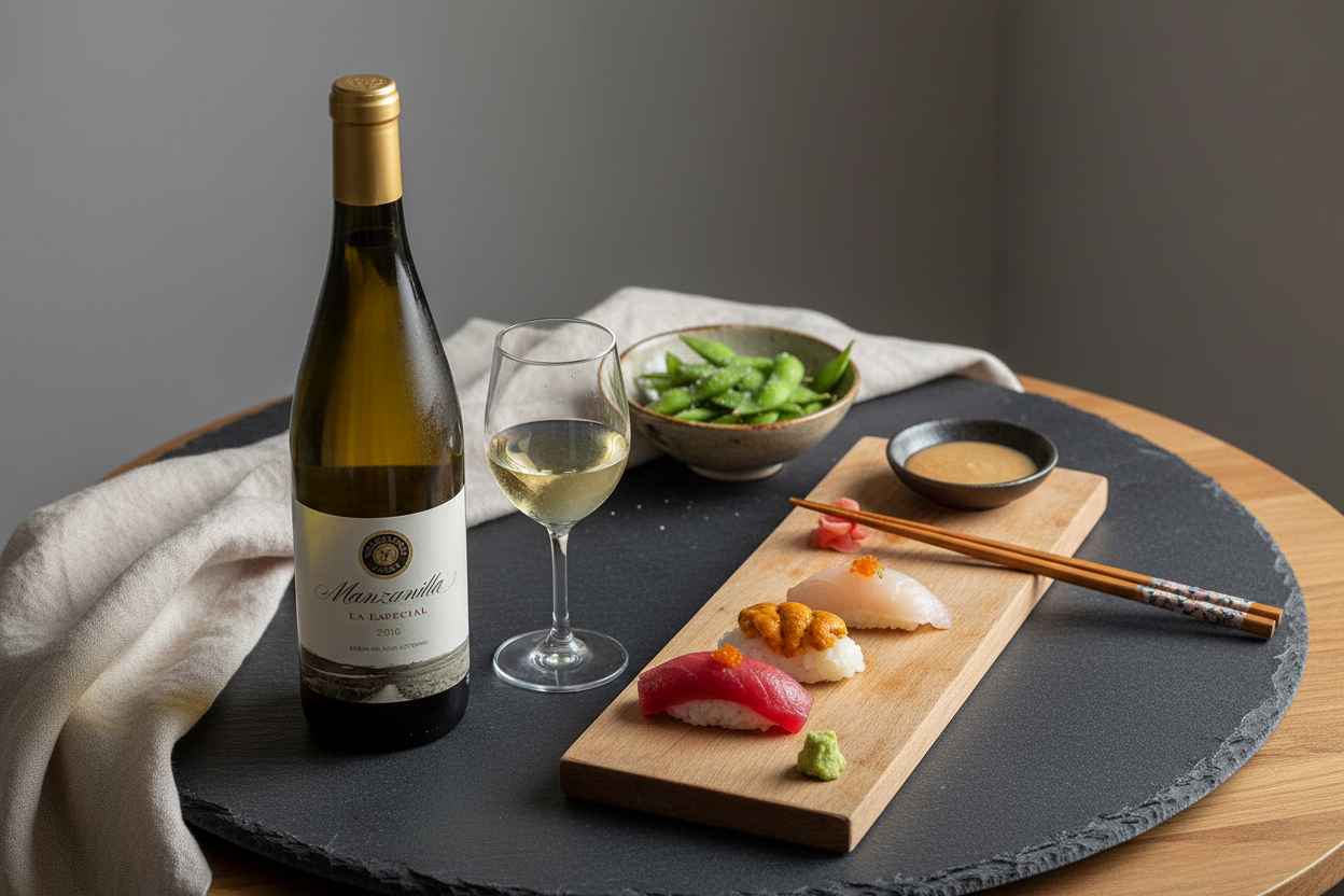 Manzanilla La Especial 2016 D.O. Manzanilla-Sanlúcar - Cocina Japonesa