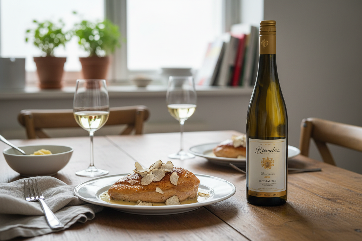 Maridaje - Ave Noble con Trufa Blanca