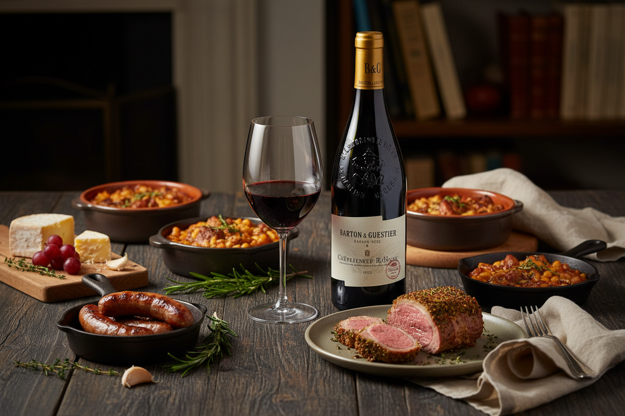 Maridaje B&G Côtes du Rhône