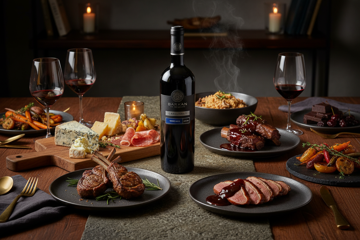 Maridaje Barkan Classic Merlot Israel