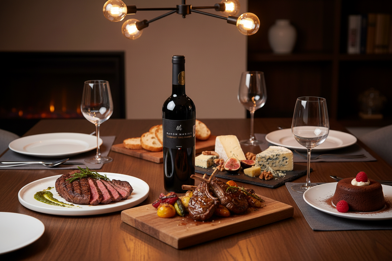 Maridaje Baron Maxime Cabernet Sauvignonslider_item_HiMBLA