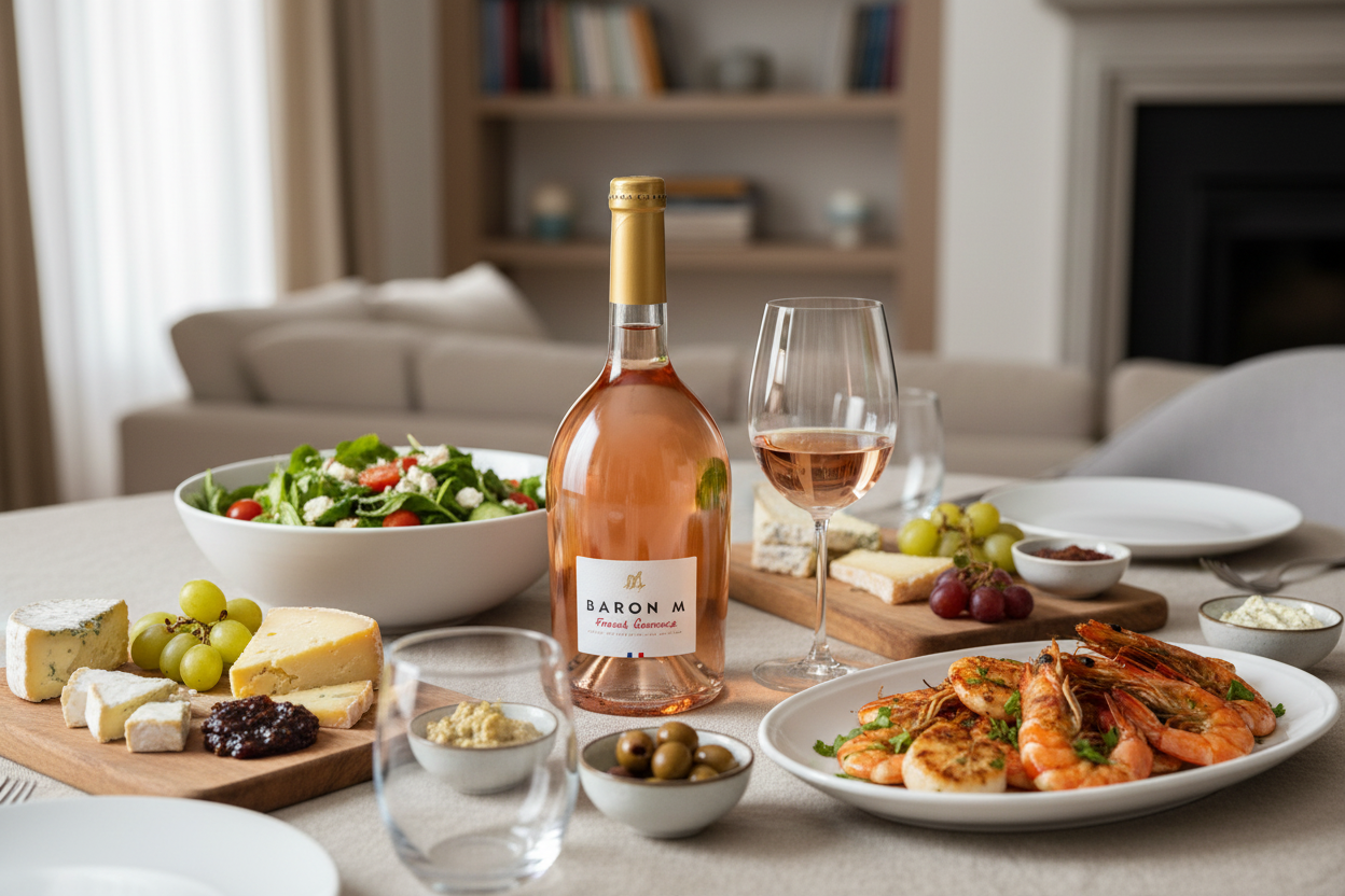 Maridaje Baron Maxime French Romance Rosé