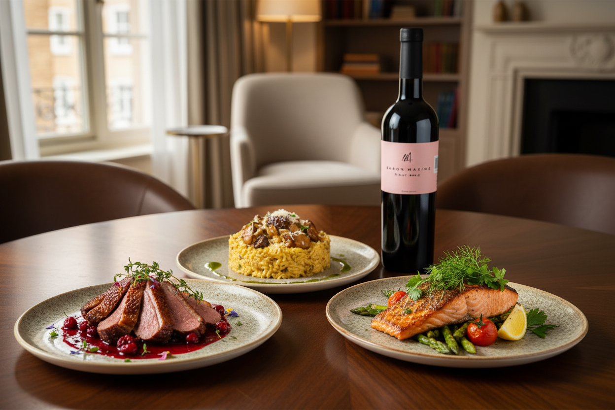 Maridaje Baron Maxime Pinot Noir