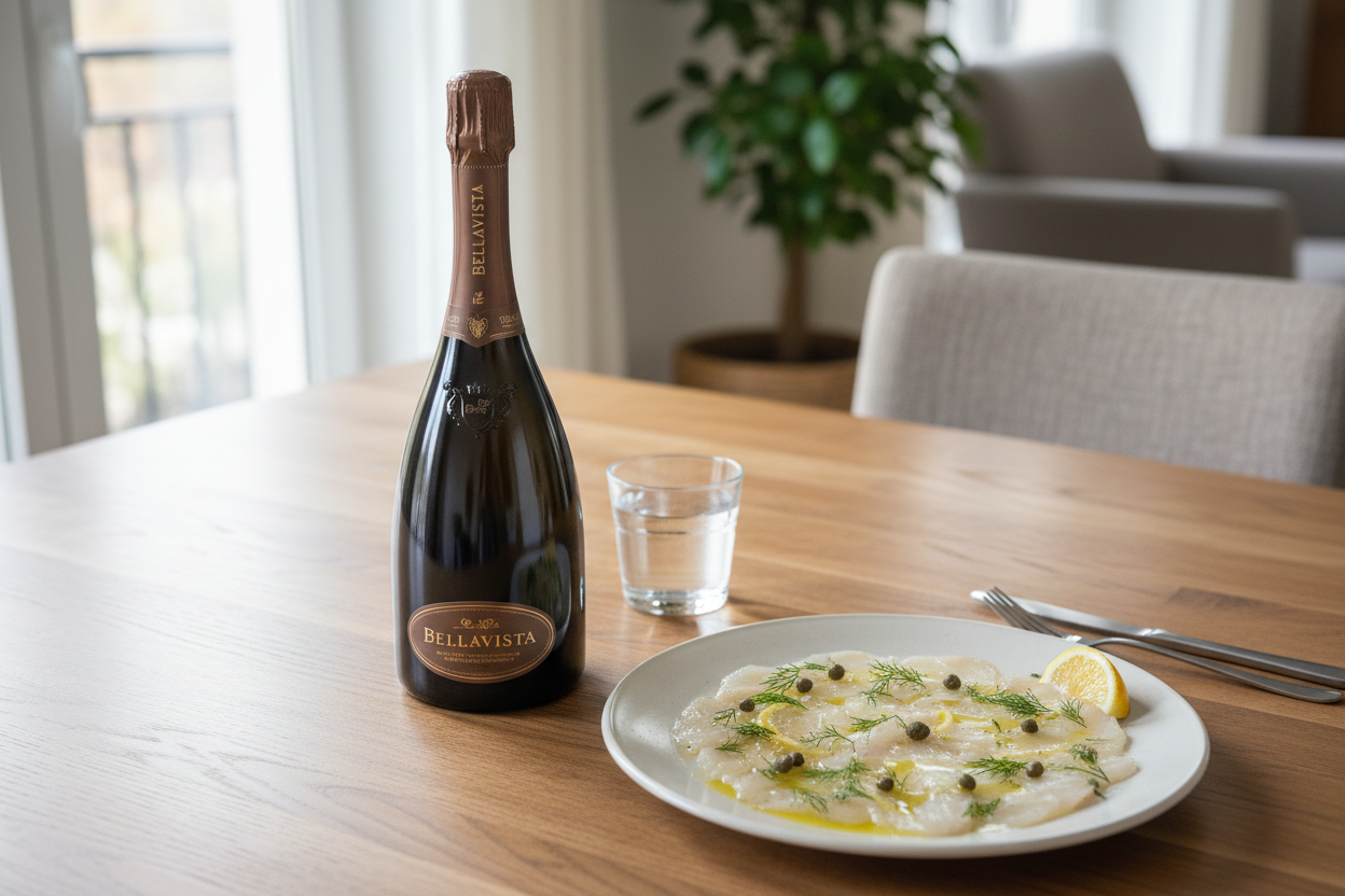 Maridaje - Carpaccio de Pescado Blanco