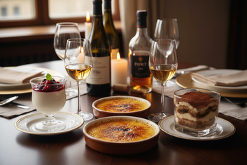 Maridaje con Postres Cremosos