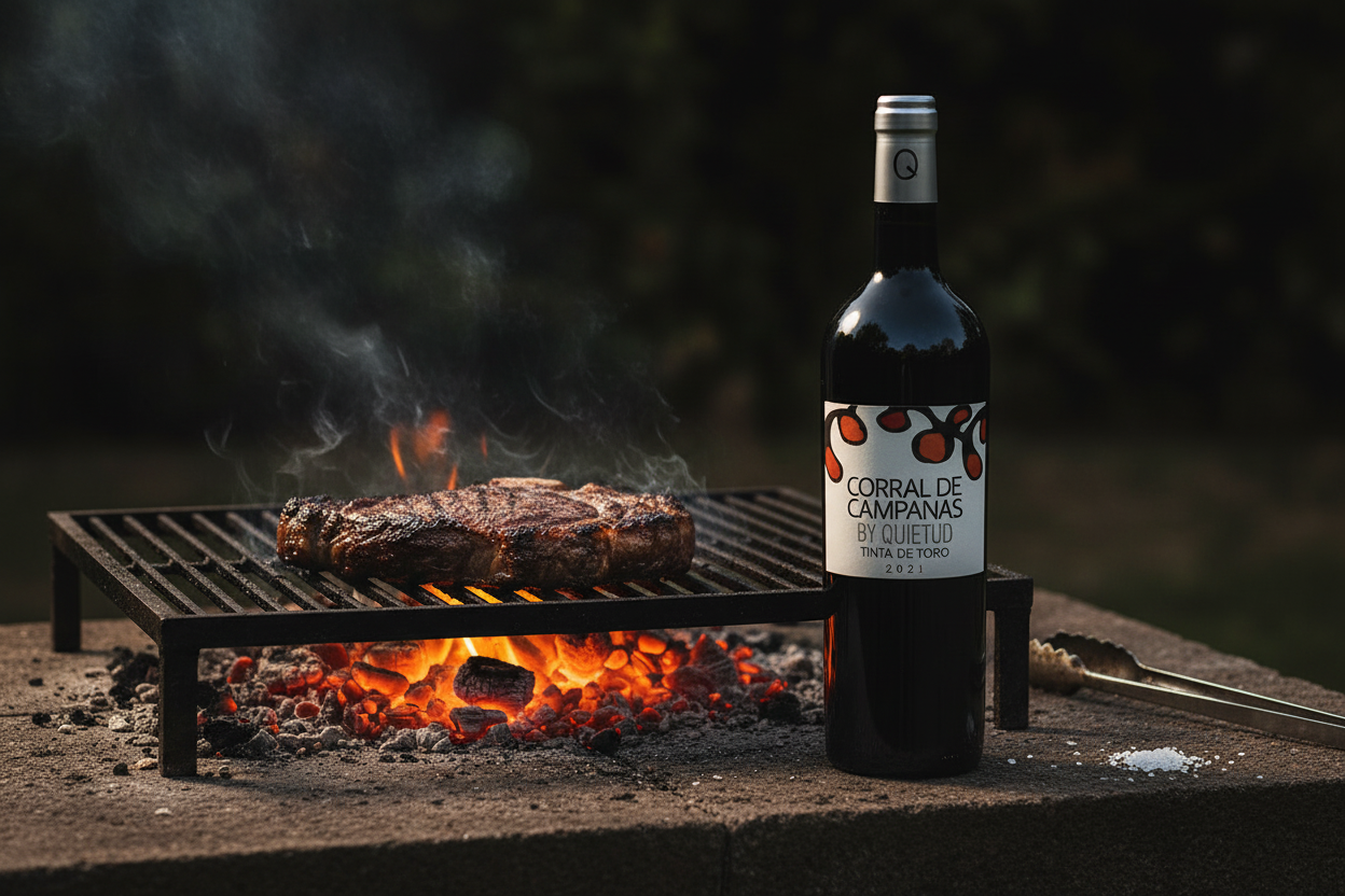 Maridaje Corral de Campanas 2021 Tinta de Toro × Rib Eye a las Brasas