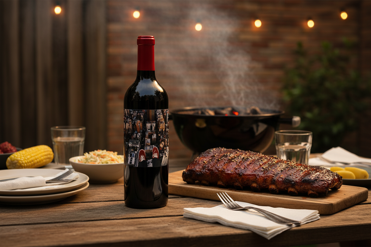 Maridaje costillas BBQ
