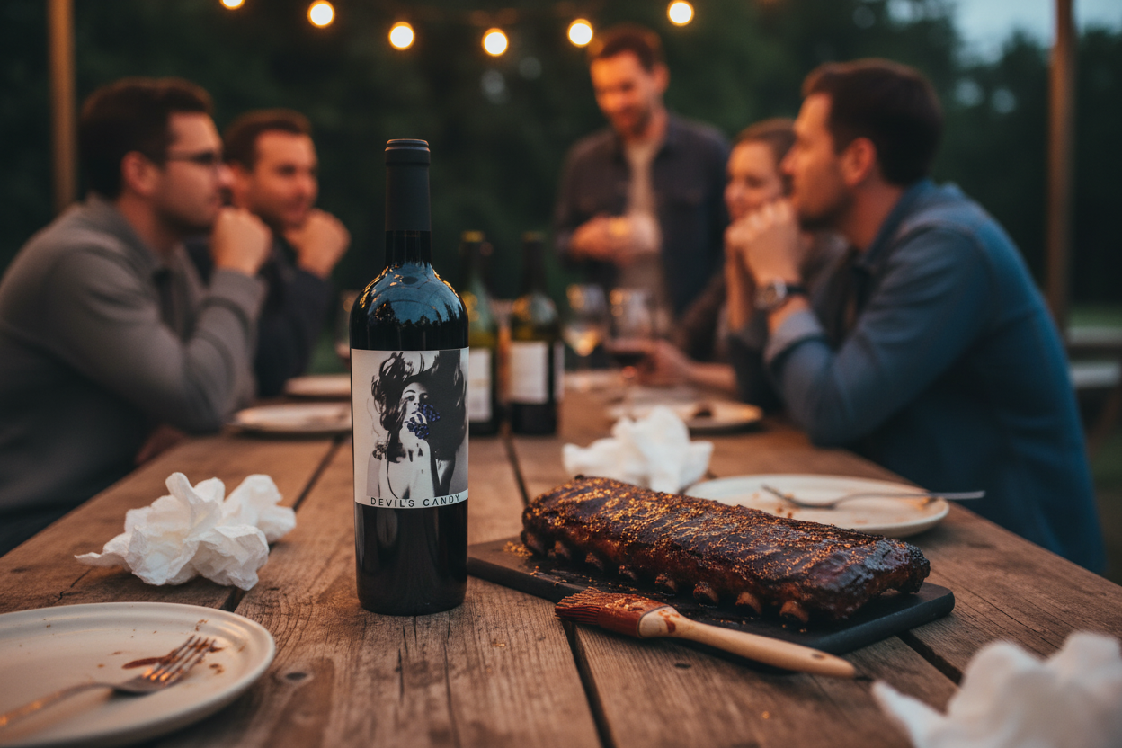 Maridaje costillitas BBQ
