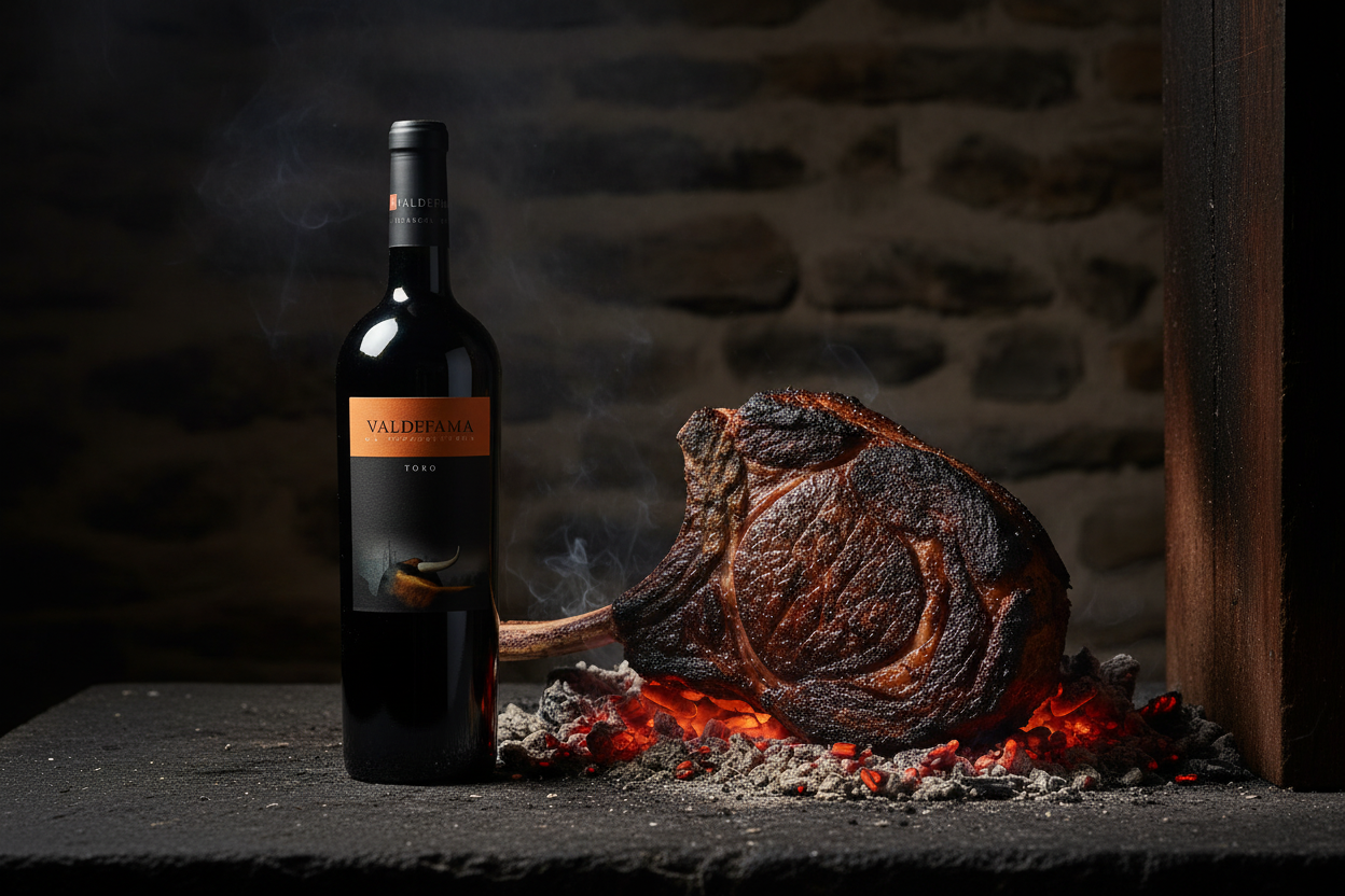 Maridaje Crianza D.O. Toro Tinta de Toro × Chuletón de Buey